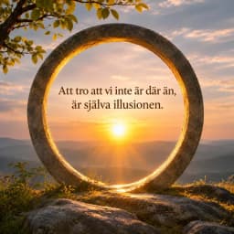 Att tro att vi inte är där än